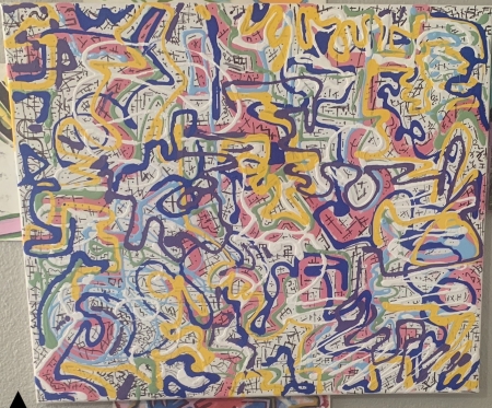 When You Try to Paint Shapes and Fail by artist Martin George